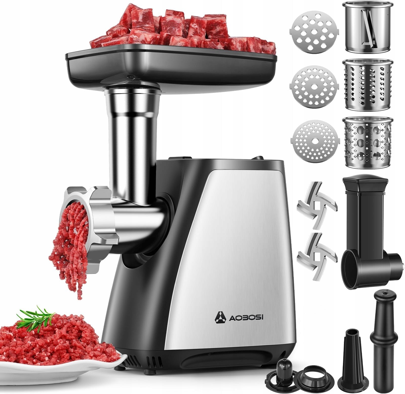 2800W ELECTRIC MEAT GRINDER FOR GRINDING 4IN1 TART SAUSAGES