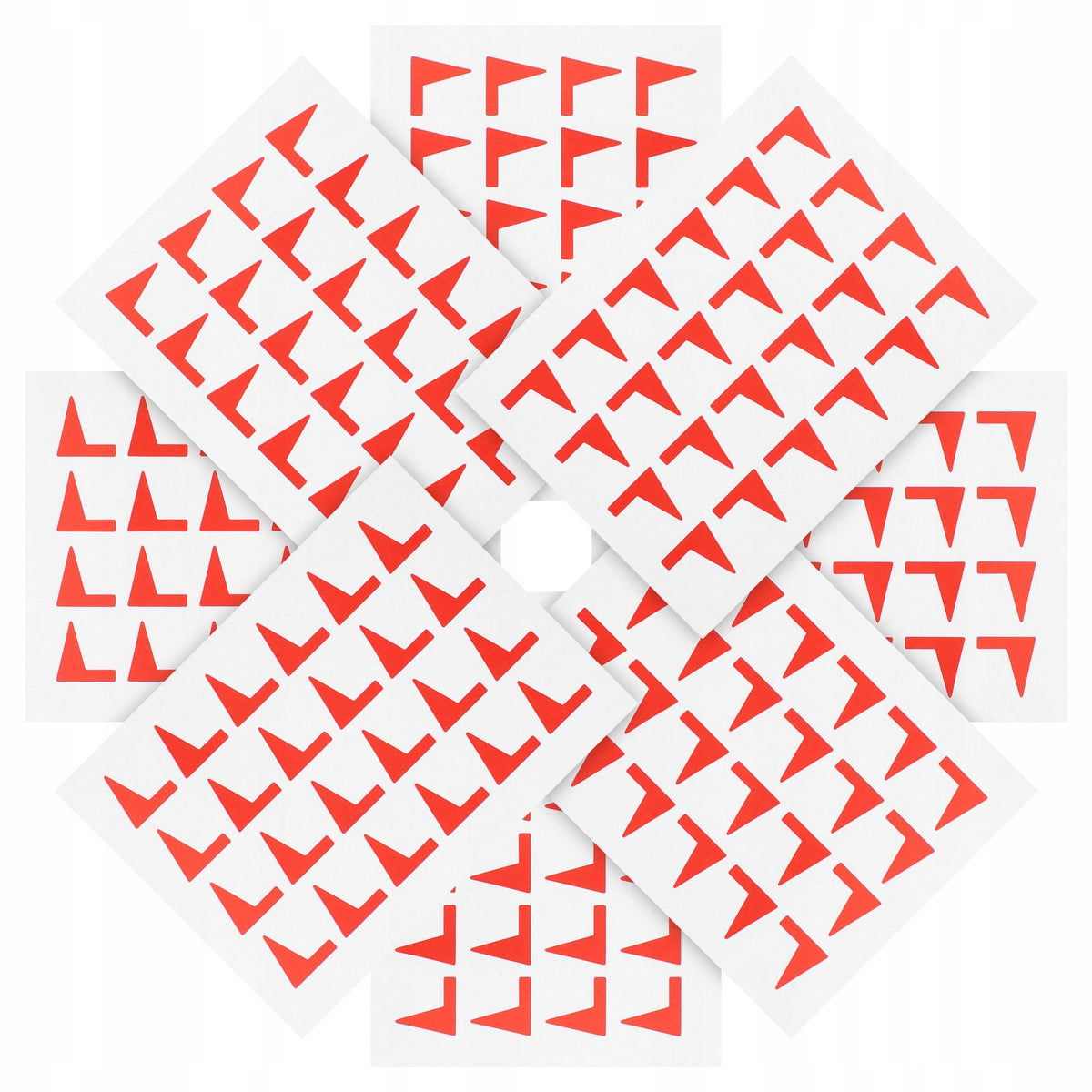 288Pcs Red Classification Flag Stickers Paper Label for Easy Organization Brand no brand