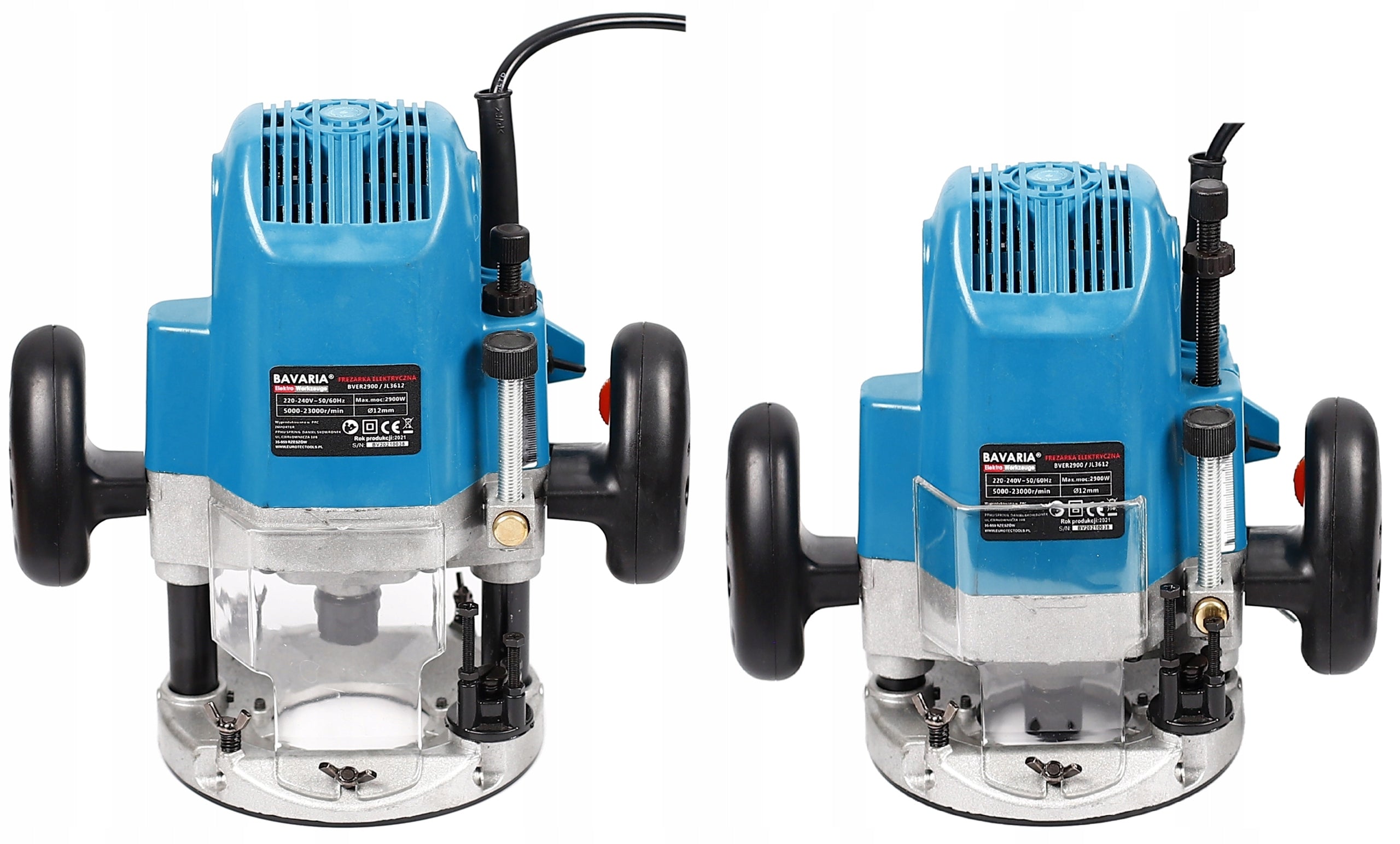 2900W SPINDLE MILLING MACHINE FOR WOOD + CUTTERS CASE SET STRONG Manufacturer code BVER2900