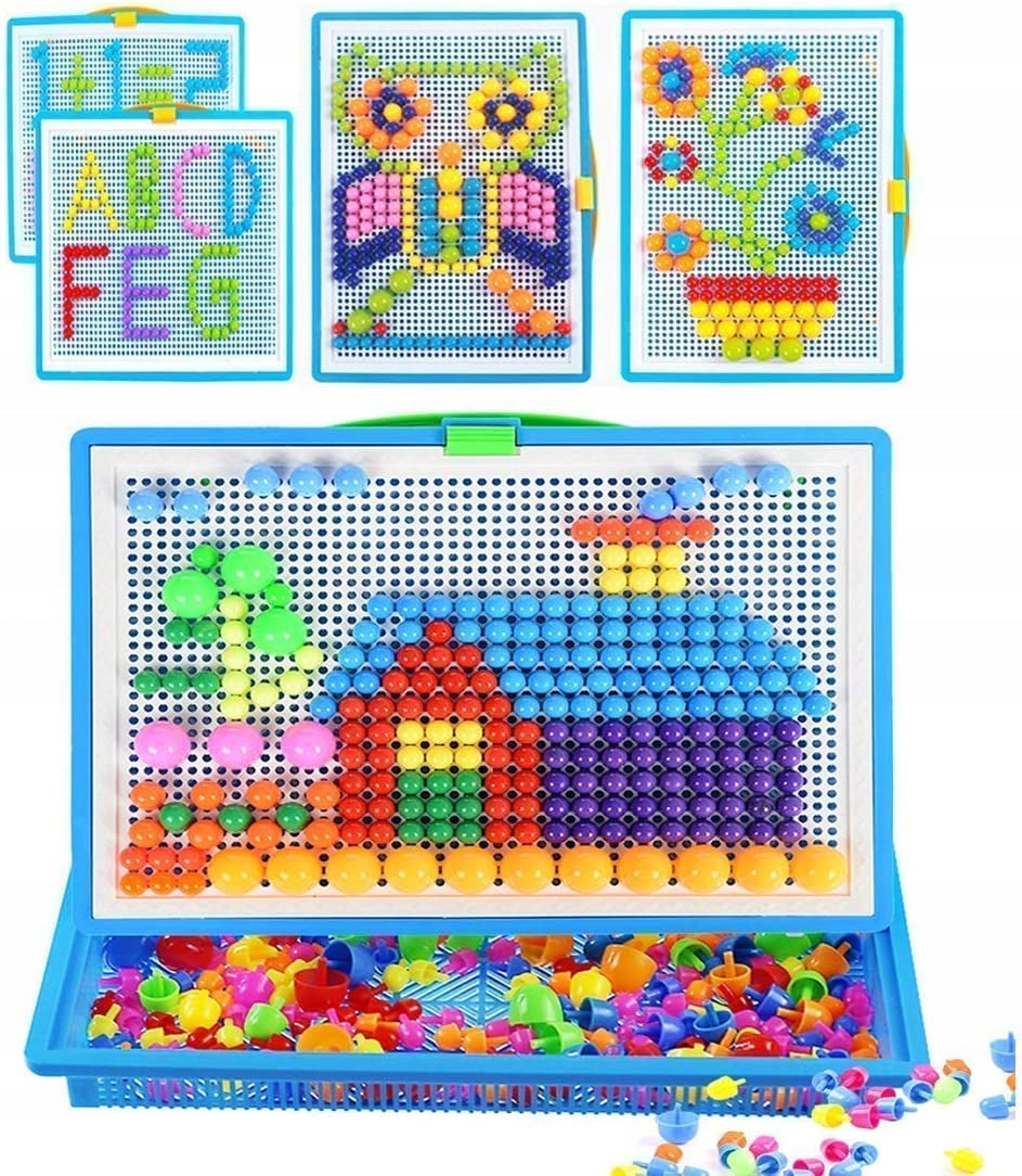295pcs Creative Mosaic Puzzle Blocks Magnetic