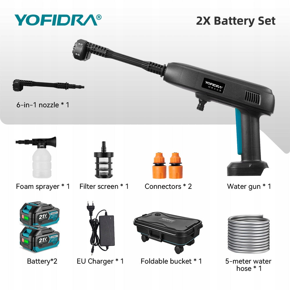 2AKU CORDLESS GARDEN PRESSURE WASHER NOZZLE SET Brand ONEVAN