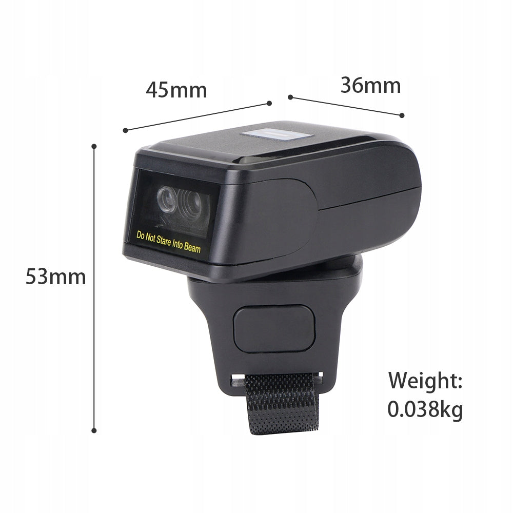 2D Barcode Scanner Portable Finger Pintheld Ring for WQ Brand no brand