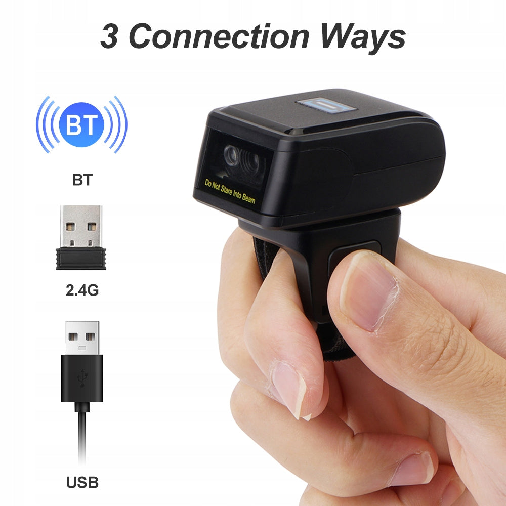 2D Barcode Scanner Portable Finger Pintheld Ring for WQ Printing technology other
