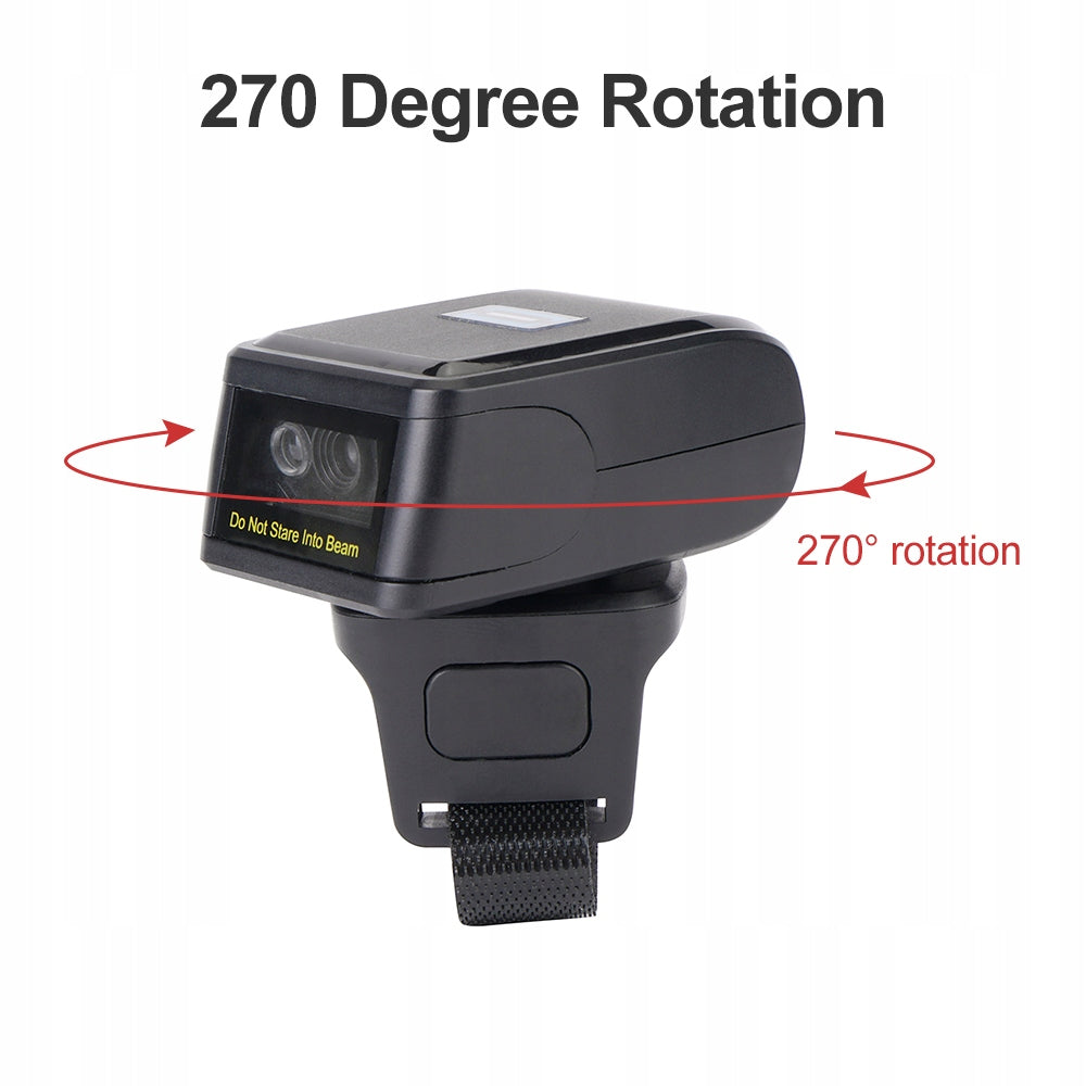 2D Barcode Scanner Portable Finger Pintheld Ring for WQ