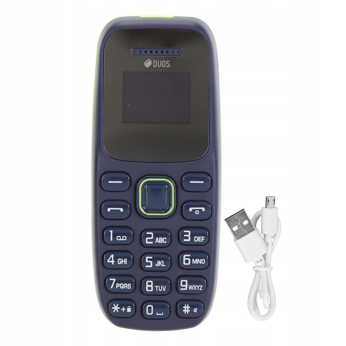 2G Phone Unlocked for Elderly 0,66 inch Dual SIM GSM Mini Telef