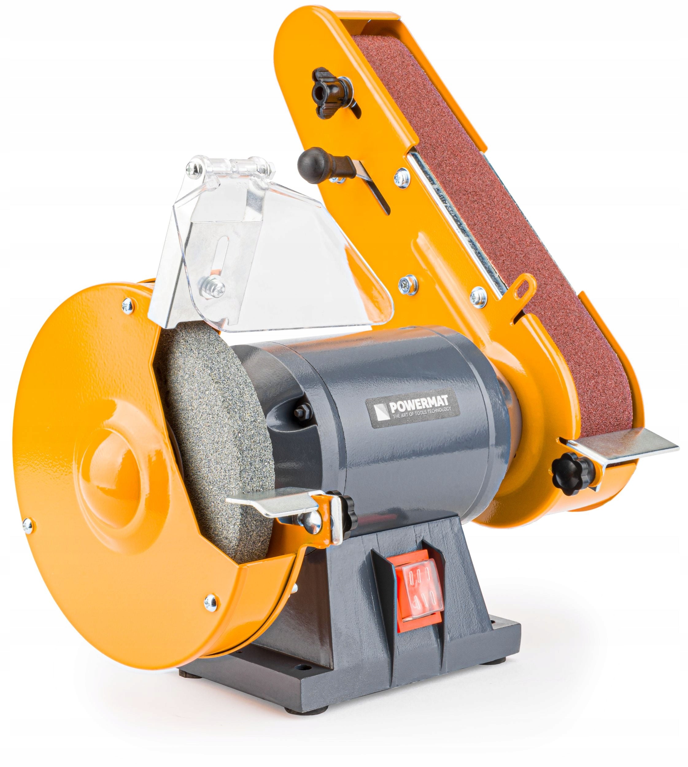 2IN1 DOUBLE BAND STONE TABLE GRINDER 1850W Packaging status original