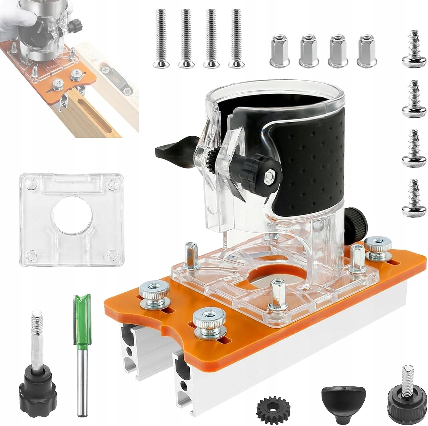 2IN1 HIGH SPINDLE WOOD MILLING MACHINE OVERHEAD CUTTER