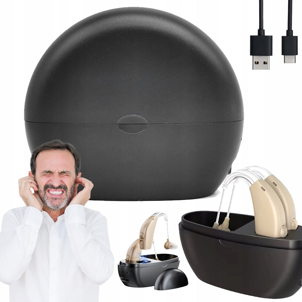 2IN1 IN-EAR HEARING AID RECHARGEABLE 300MAH HELP PEOPLE HEARING IMPAIRED