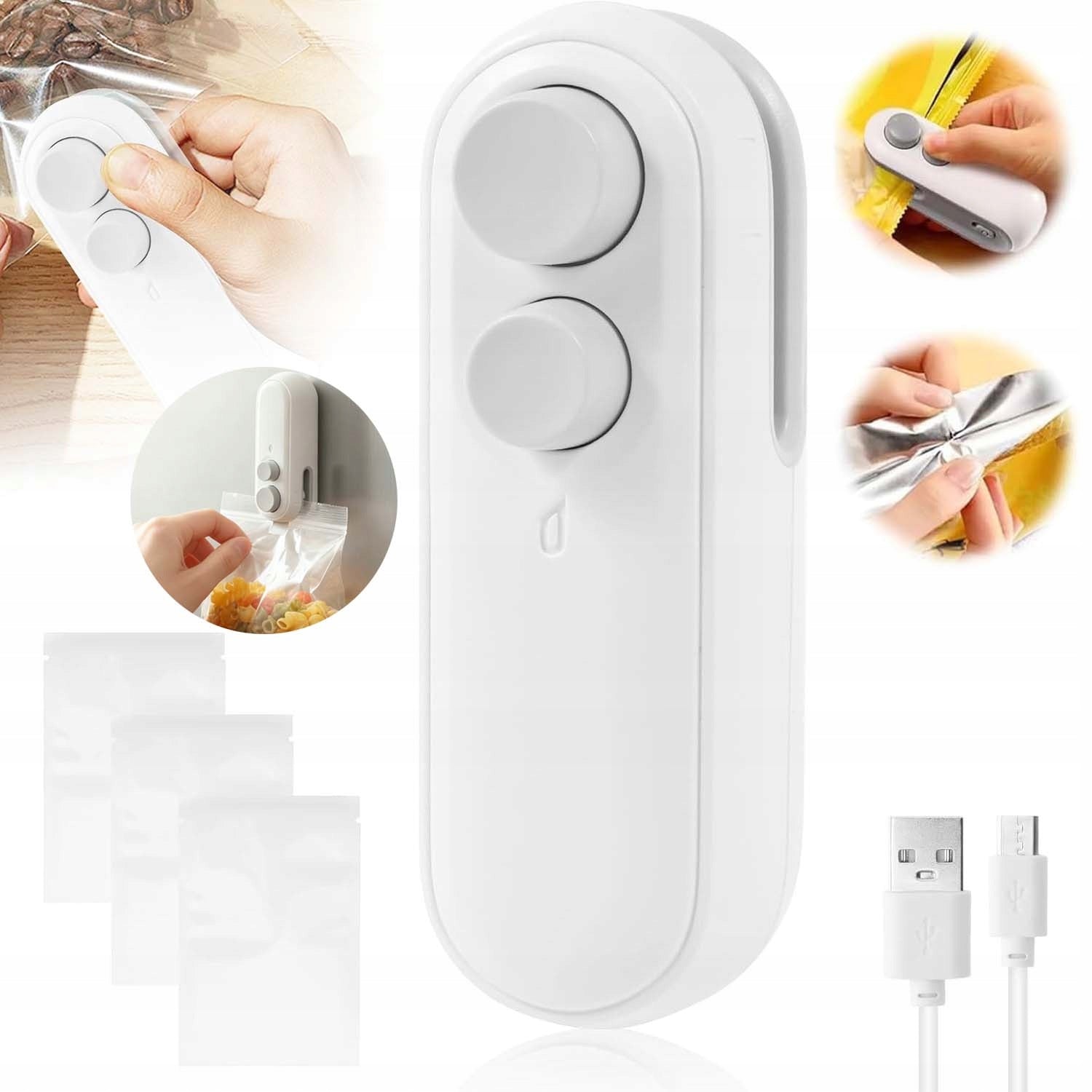 2IN1 MINI USB FOIL SEALER WIRELESS FOR FOOD PACKING MACHINE