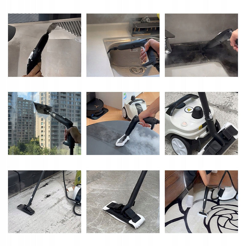 2IN1 MOP AND STEAM CLEANER WINDOW CLEANER 2000ML 5BAR - 2500W Power 2000 W