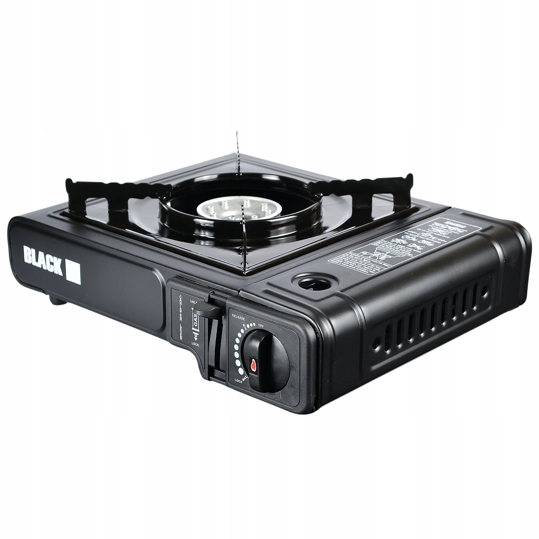 2IN1 PORTABLE FIELD TOURIST GAS COOKER BLACK Manufacturer code 55550