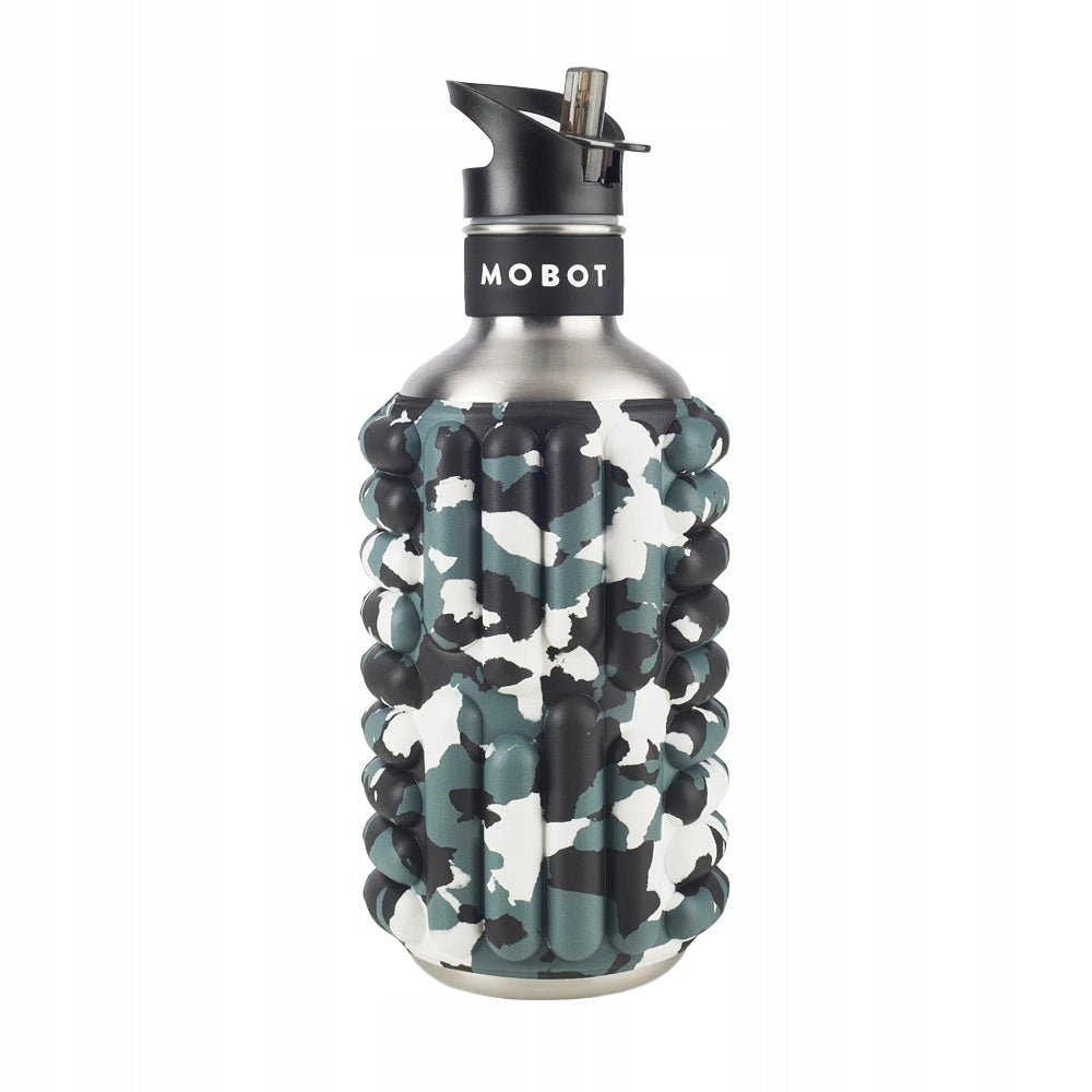 2IN1 ROLLER MASSAGER WITH THERMAL WATER BOTTLE 1.2L MOBOT BOTTLE FOR ATHLETE Brand Mobot