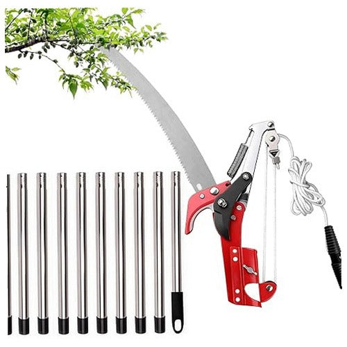 2IN1 TELESCOPIC PRUNER BRANCH SAW STAINLESS STEEL FOR GARDENER
