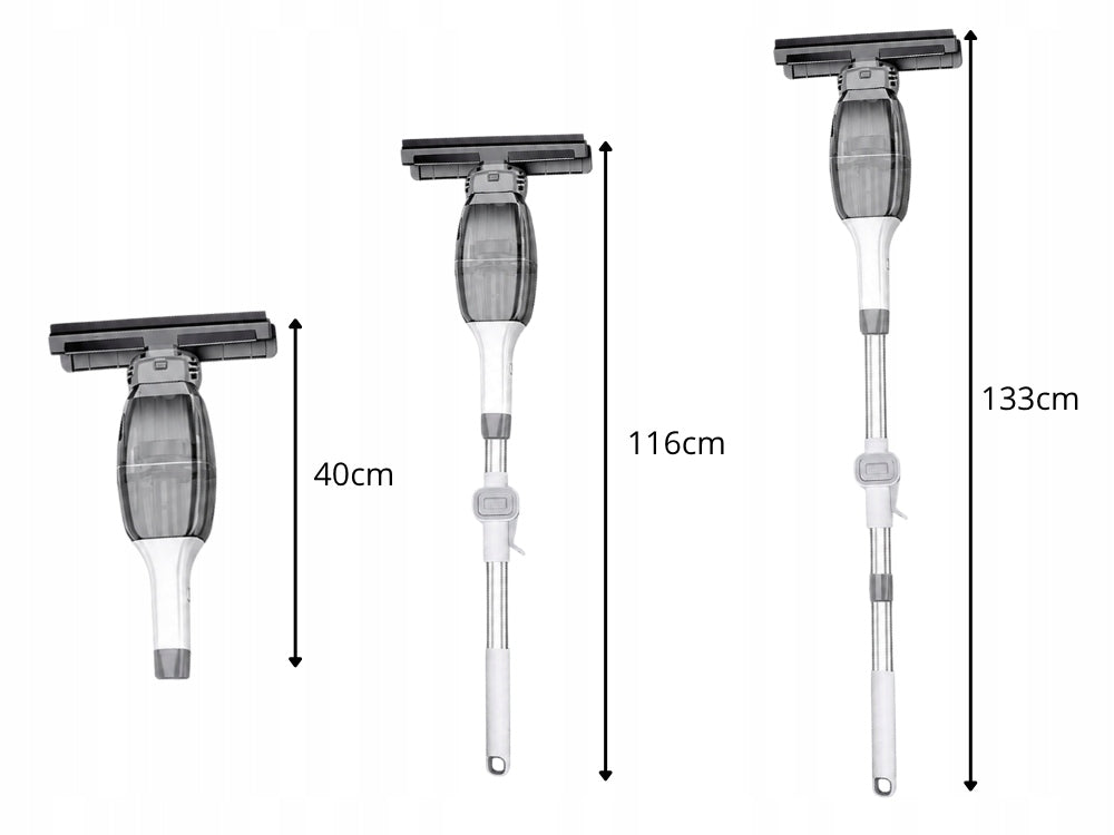 2IN1 WIRELESS WINDOW FLOOR WASHER MOP WITH WATER SQUEEGEE Brand Verk Group