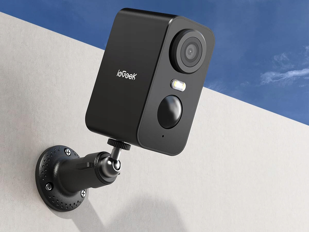 2K BATTERY OPERATED CAMERA WIRELESS AUDIO IP WIFI 3MPx DOUBLE SIDED AUDIO X 2 Packaging status original