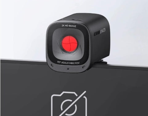 2K USB WEBCAM FOR COMPUTER MICROPHONE AI NOISE REDUCTION 95° Packaging status original