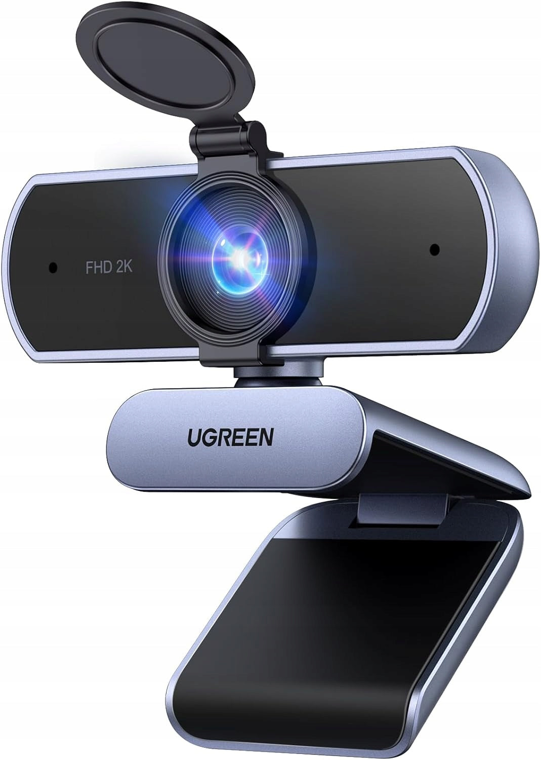 2K USB WEBCAM WITH MICROPHONE AND PRIVACY COVER
