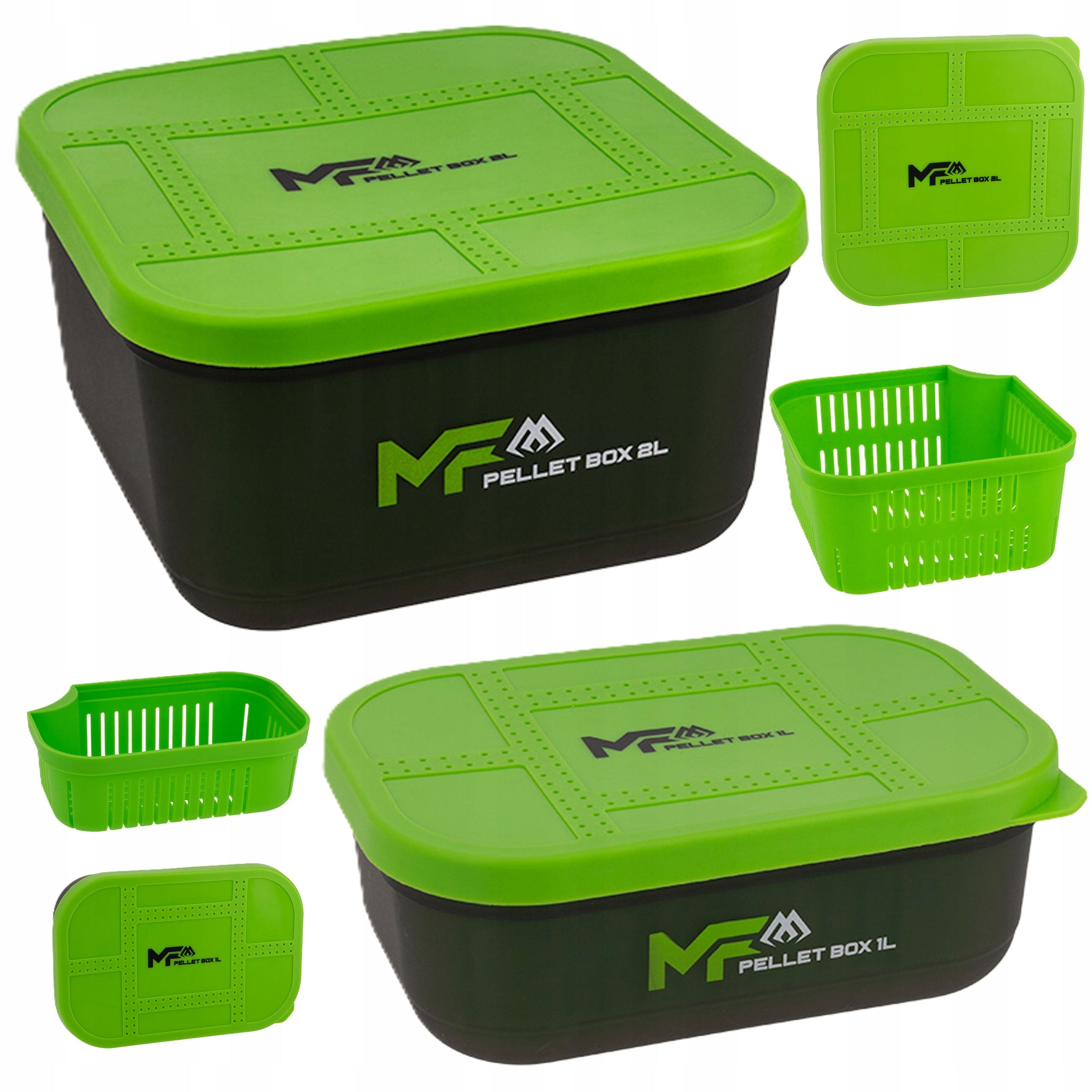 2L+1L Pellet Soaking Container with Pellet Box Feeder Strainer