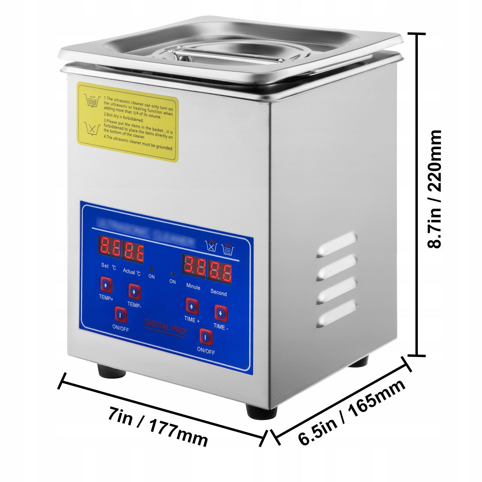 2L 60W Ultrasonic Washer With Adjustable Stainless Steel Timer Manufacturer code JPS-10ACSBQXJ0001V2