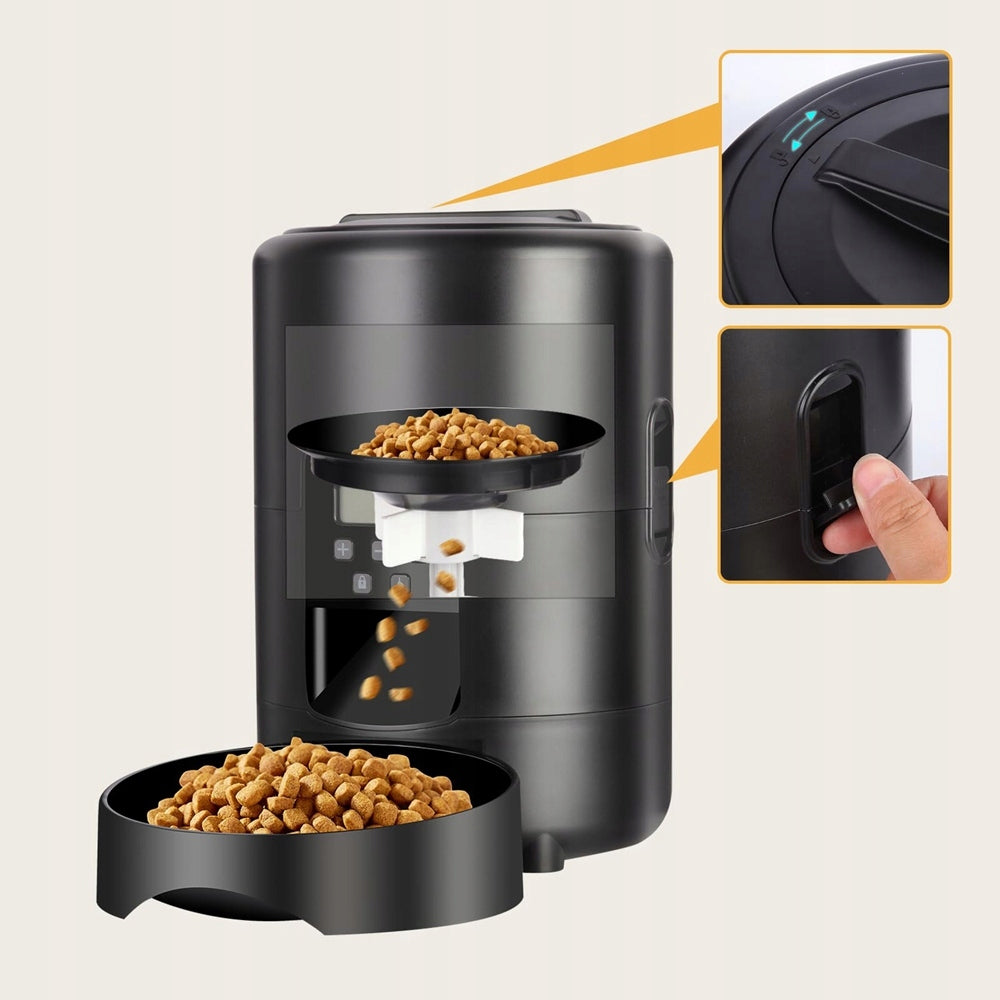 2L AUTOMATIC SMART CAT DOG FOOD DISPENSER CONTAINER BOWL Manufacturer code 6PT0205BK48