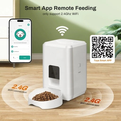 2L Automatic Pet Feeder WiFi Auto Cat Food Dispenser Manufacturer code MK-XF-WiFi-3L-W