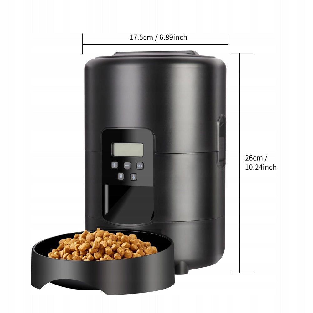 2L Pet Feeder with Meal Programming and Lock Packaging status original