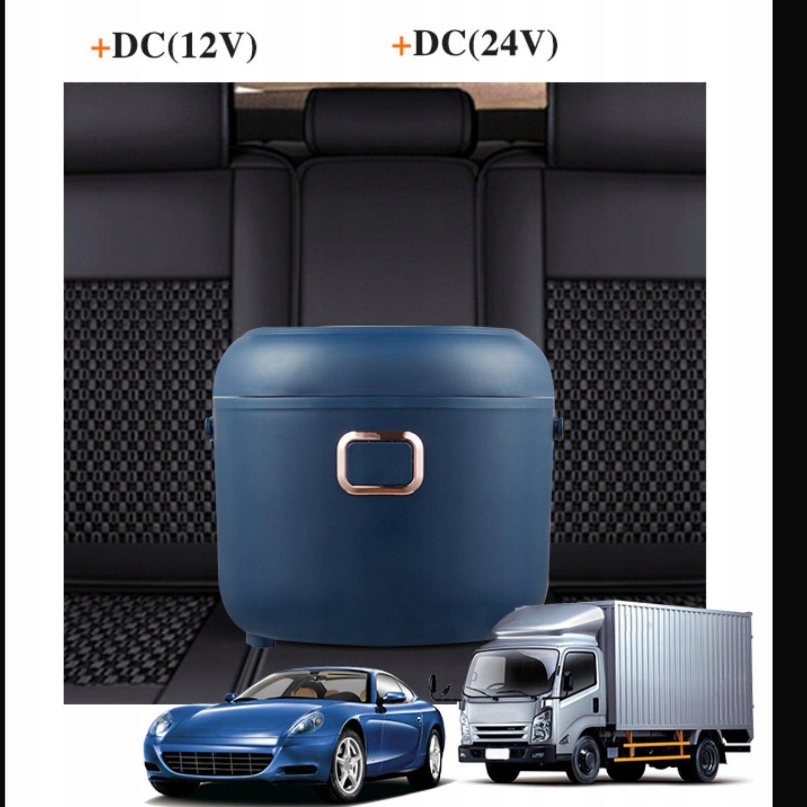 2L Small Rice Cooker for Car/Truck Electric Lunch Box Small 12V/24V Brand no brand