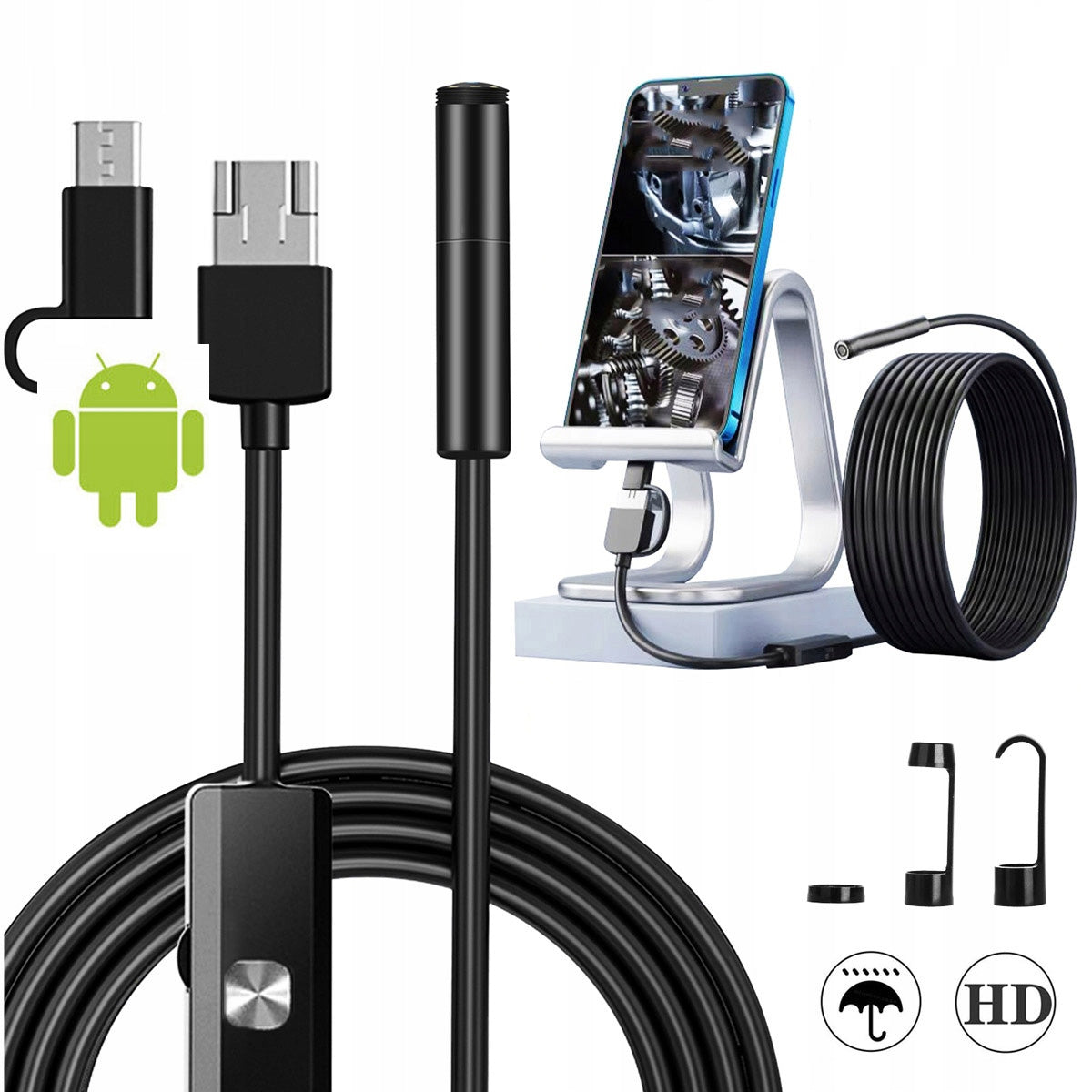 2M INSPECTION ENDOSCOPE CAMERA FOR COMPUTER PHONE ANDROID ENDOSCOPE Brand no brand