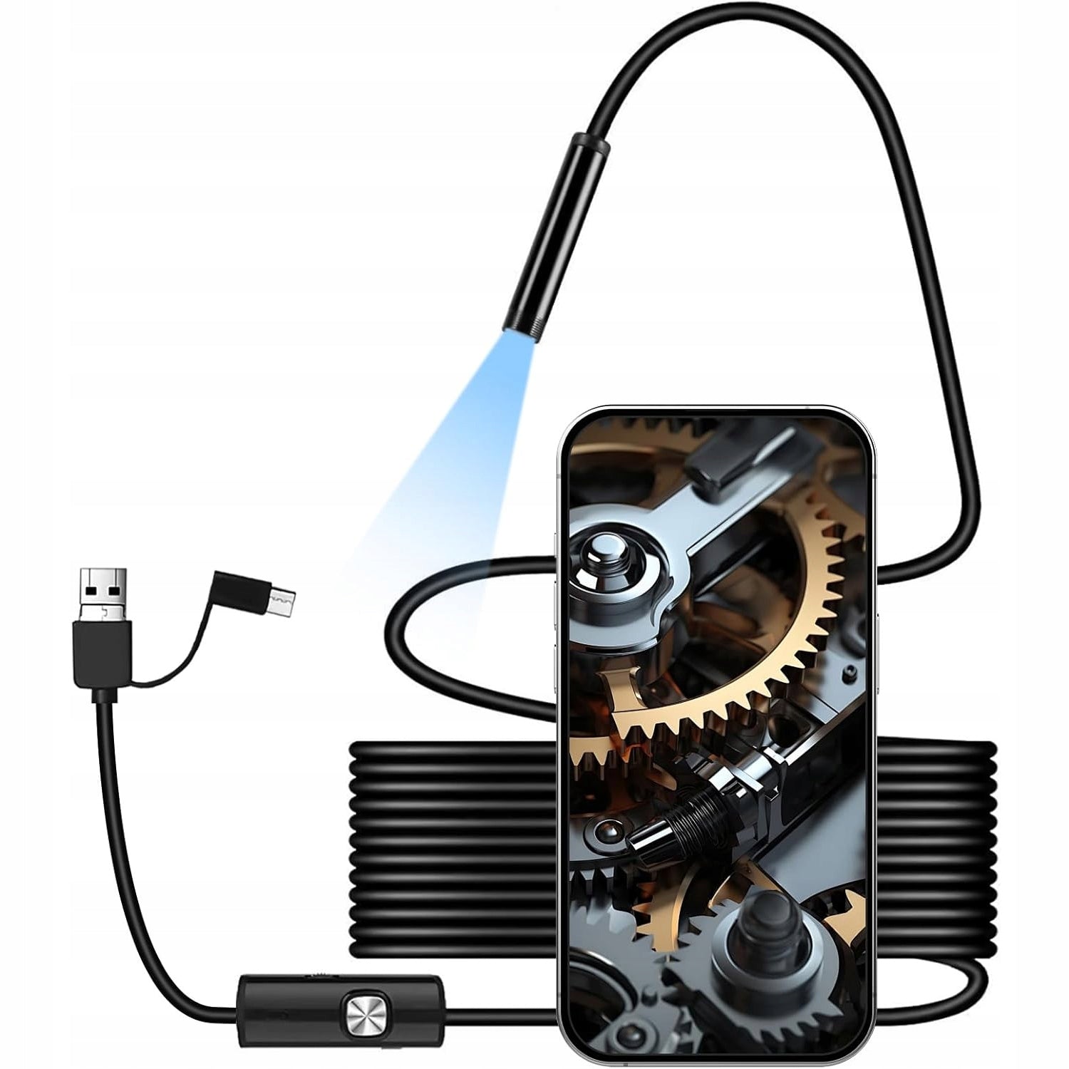 2M INSPECTION ENDOSCOPE CAMERA FOR COMPUTER PHONE ANDROID ENDOSCOPE