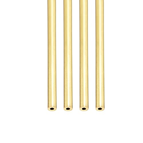 2MM BRASS TUBE FOR DIY EQUIPMENT MACHINERY 300MM 4 PIECES Brand no brand