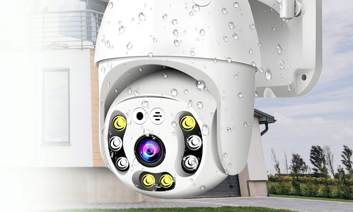 2MP WiFi Full HD Rotating IP Camera with 4x Zoom White Manufacturer code OBROTOWA KAMERA WIFI DOMOWA SMART IP