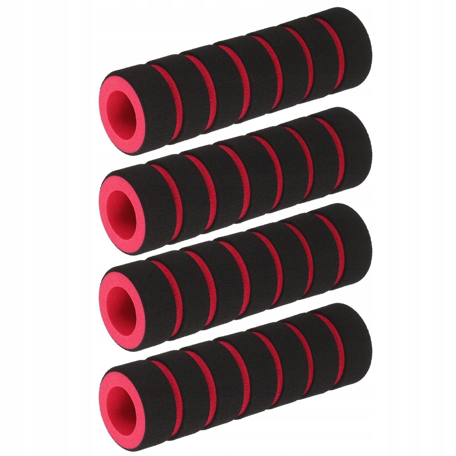 2PAIRS RED SPONGE KAYAK PADDLE GRIPS BREATHABLE ANTI-SLIP HANDLE COVERS