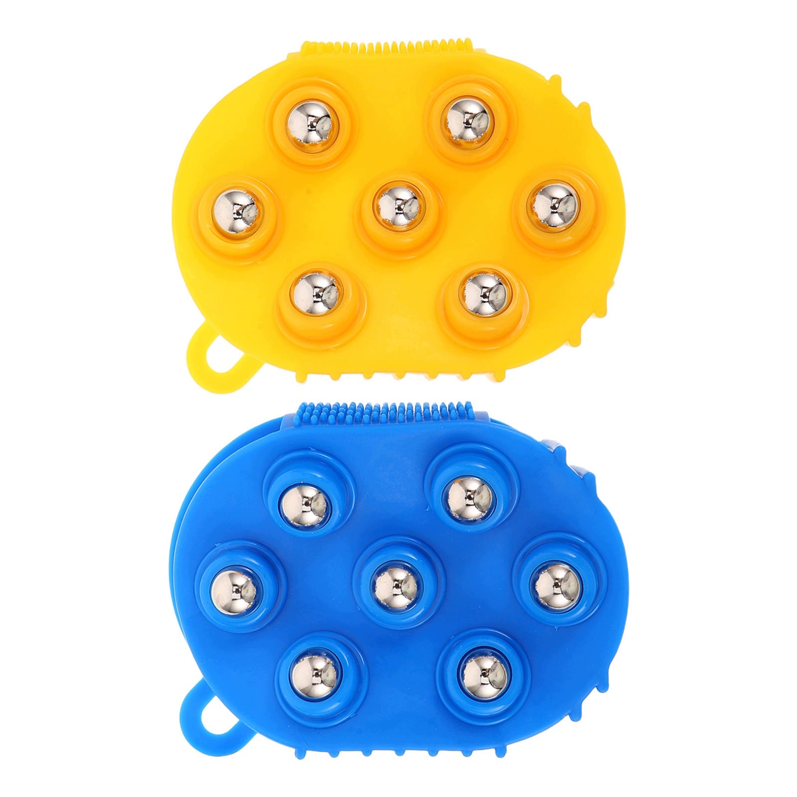 2PCS 360-DEGREE ROLLER BALL MASSAGE GLOVES FOR NECK SHOULDER BODY