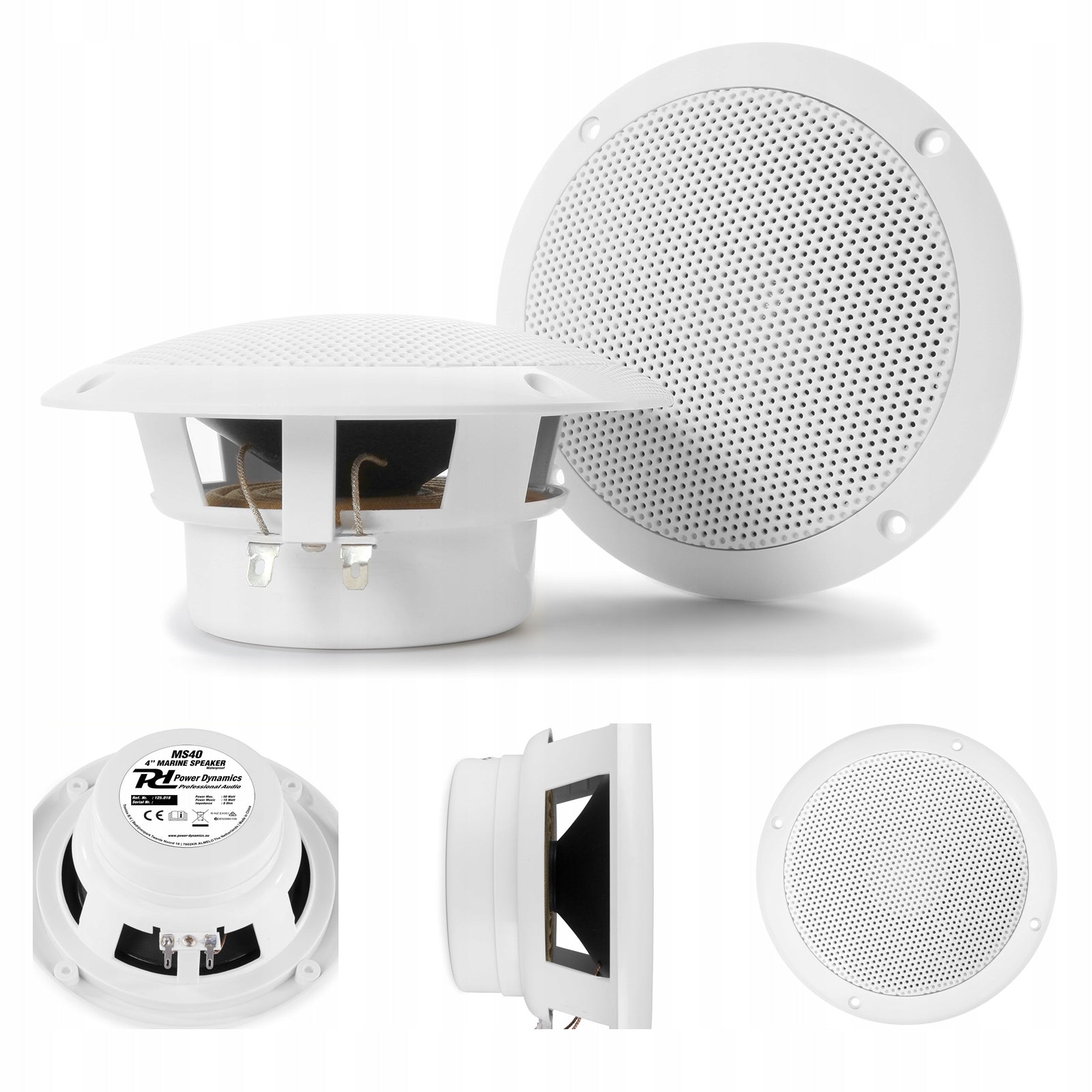 2PCS 4" 50W PD WATERPROOF CEILING Speakers