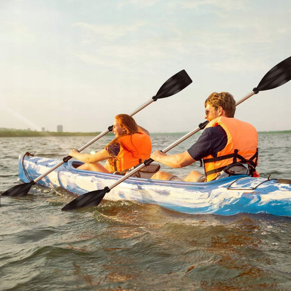 2PCS ALUMINUM PADDLE FOR KAYAK BOAT PONTOON TOURIST KAYAK SIMPLE Length 200 cm