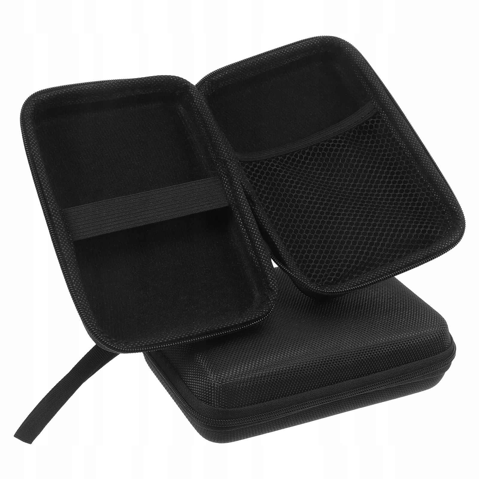 2PCS BLACK DURABLE EVA HARD SHELL TRAVEL CASE FOR ELECTRONICS Medical device no