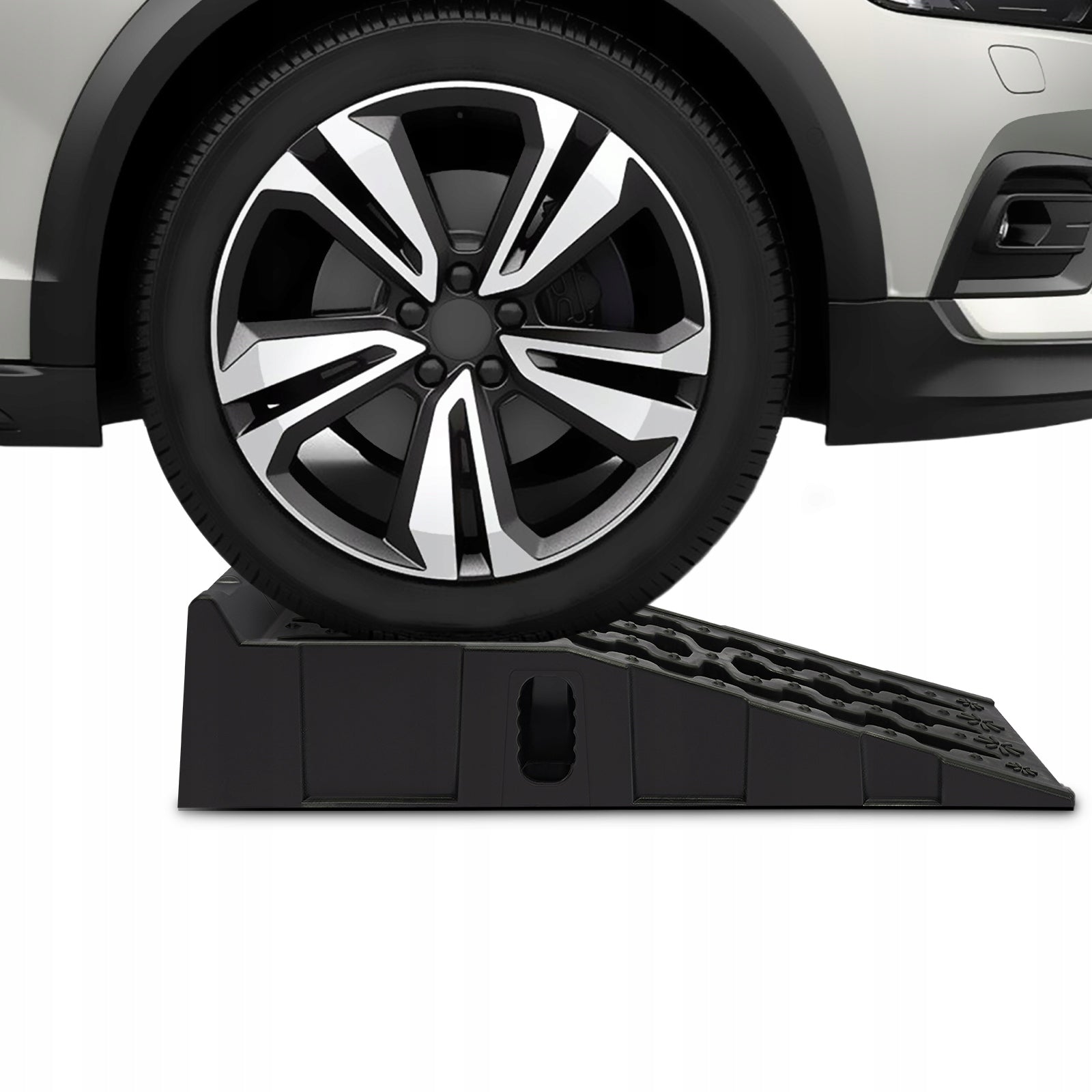 2PCS CAR DRIVEWAY RAMPS 7 TONS RAMP