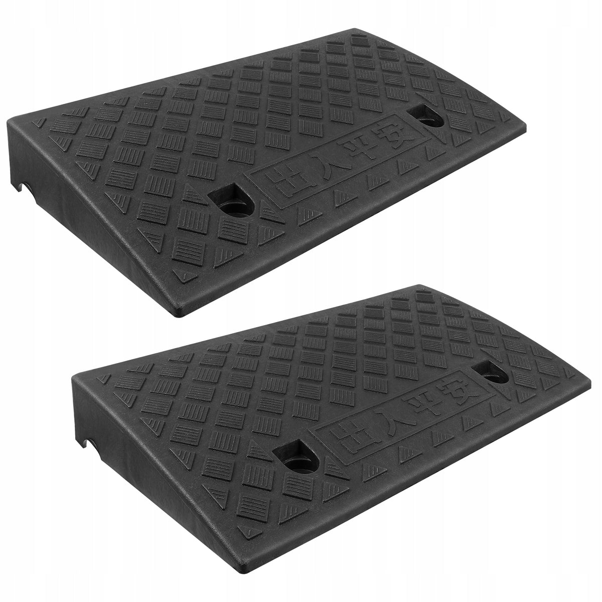 2PCS CAR RAMP KIT FOR CAR TRUCK MOTORCYCLE CURB