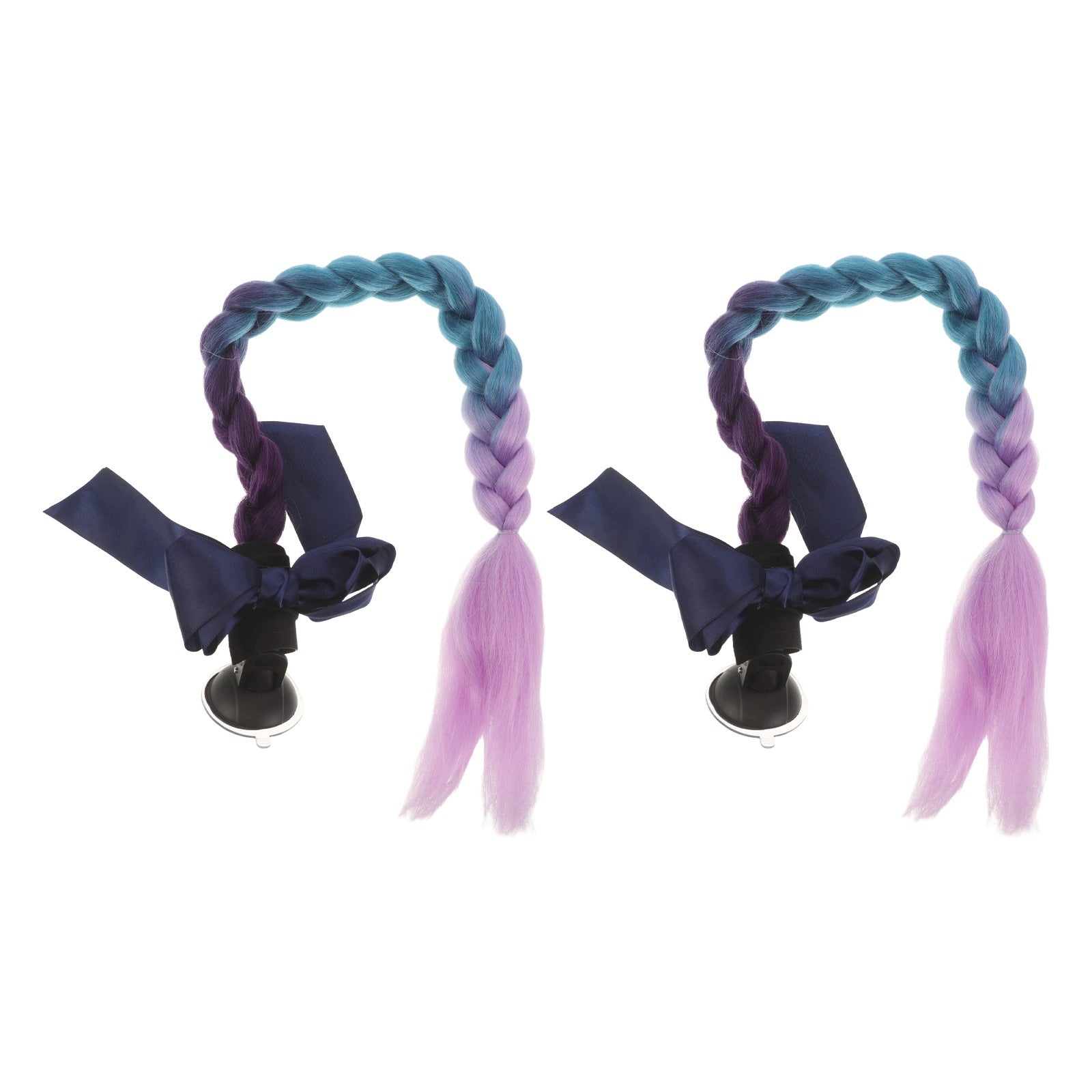 2PCS COLORFUL TRIPLE BRAIDED HELMET PONYTAIL ACCESSORIES FOR MOTORCYCLE Customs tariff code 65061080