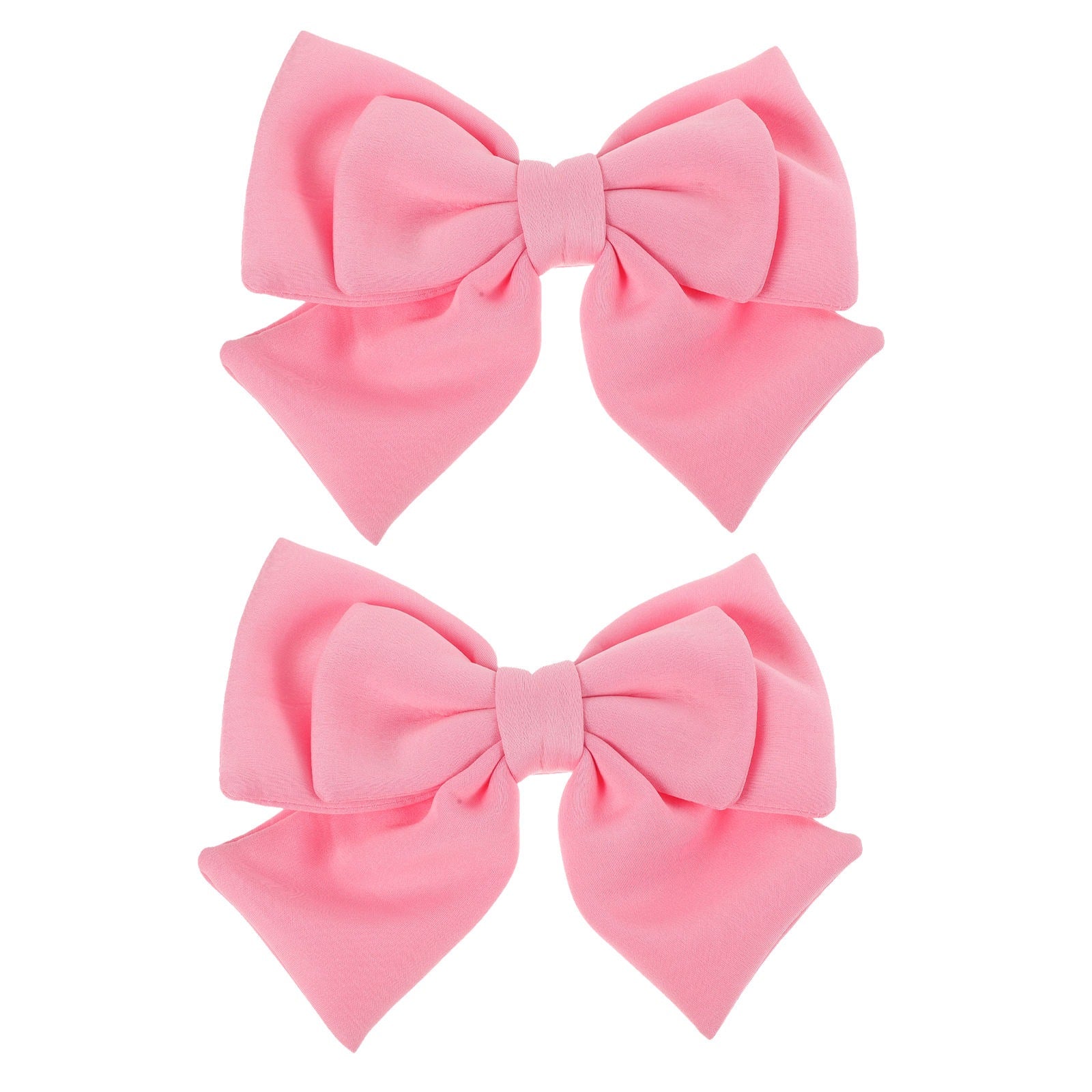 2PCS FLEXIBLE PINK BOW HELMET DECORATION FOR MOTORCYCLE RIDERS
