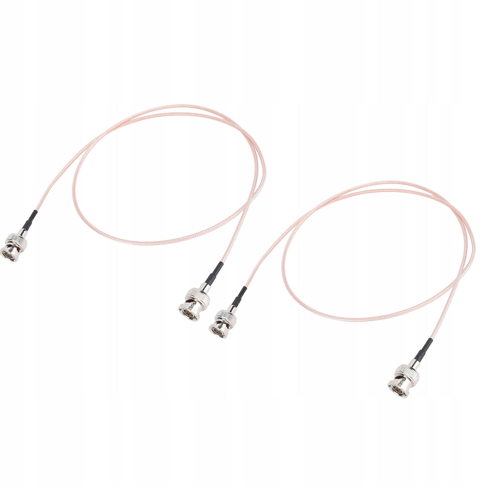 2PCS HD SDI Cable Brass PTFE 80CM 75OHM BNC MALE WITH SDI O4 CABLES