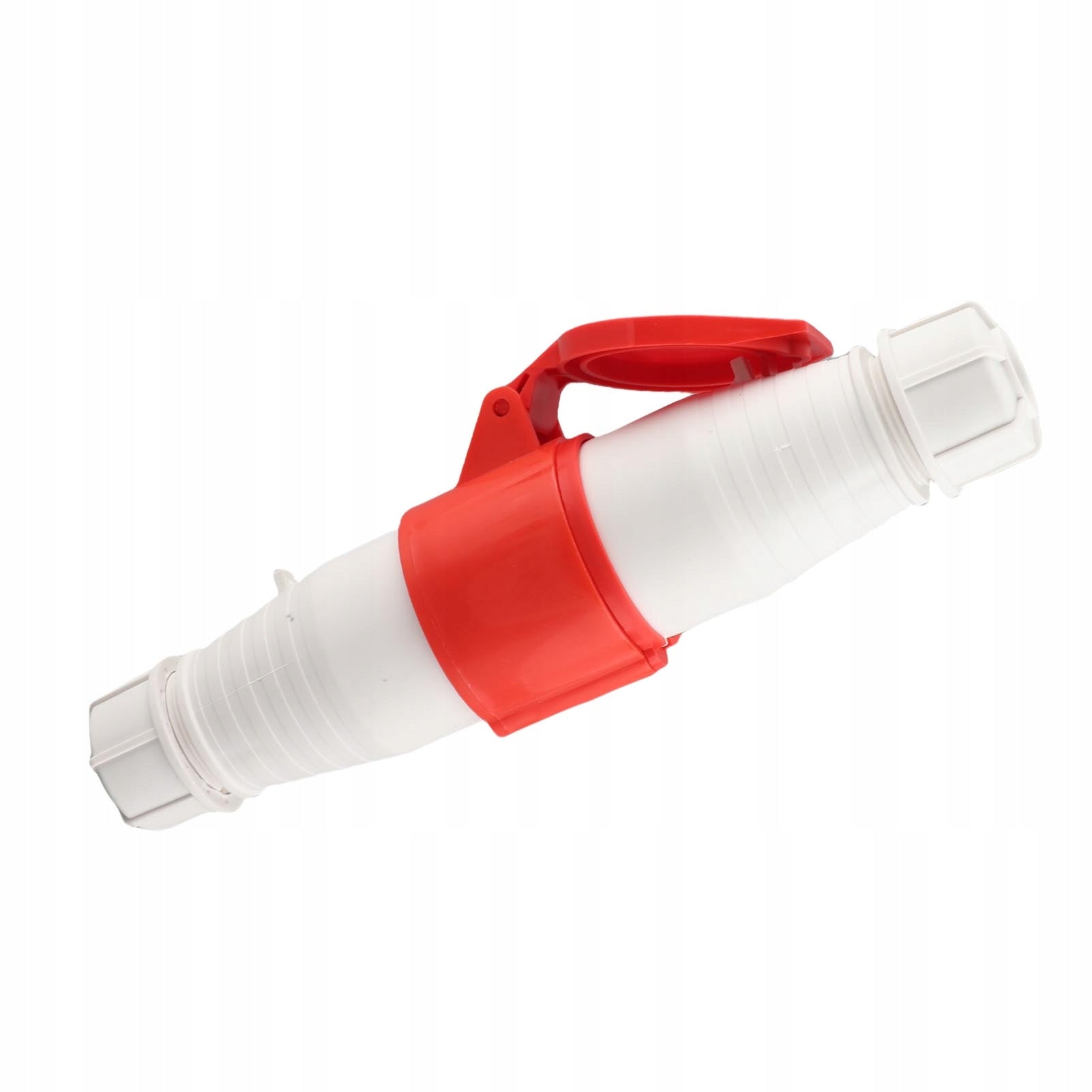 2PCS INDUSTRIAL SOCKET PLUG IP44 4 PIN RED CEE MALE CONNECTOR FOR 0N