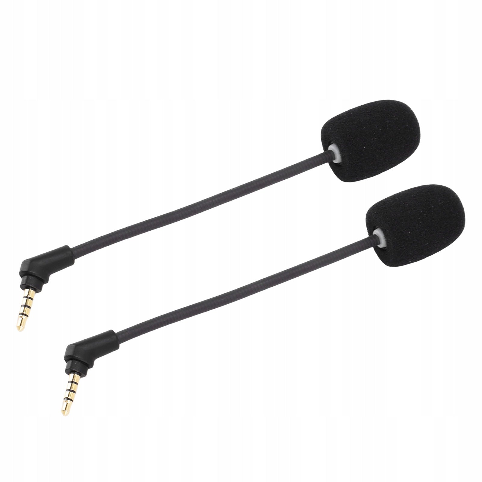 2PCS Microphone Replacement for Hyperx Cloud Lot Slot Anecing 3,5mm DU