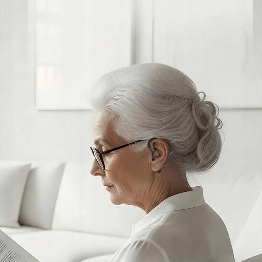 2PCS PROFESSIONAL BLUETOOTH IN-EAR HEARING AID FOR SENIORS Packaging status original