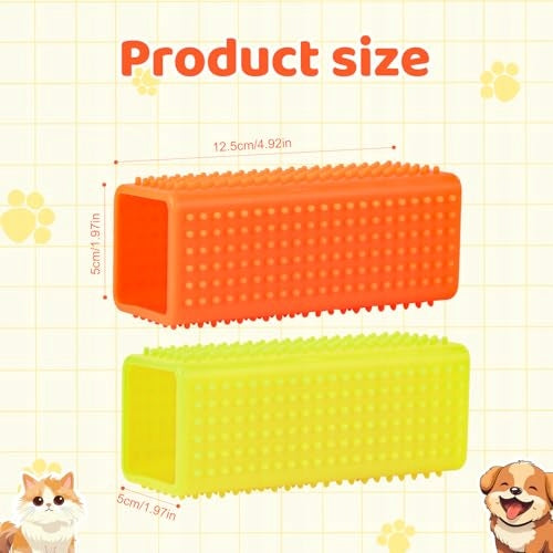 2PCS SILICONE ANIMAL SICKLE BRUSHES SILICONE SICKLE BRUSHES Manufacturer code Bez marki