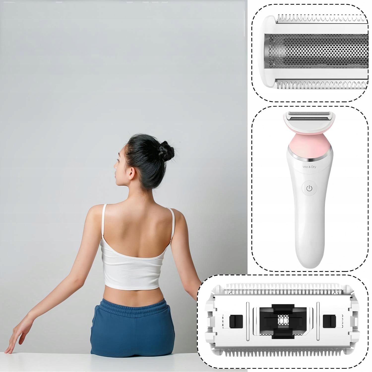 2PCS Shaving head for epilator BRL140/BRL130/BRL136/BRL146 Brand no brand