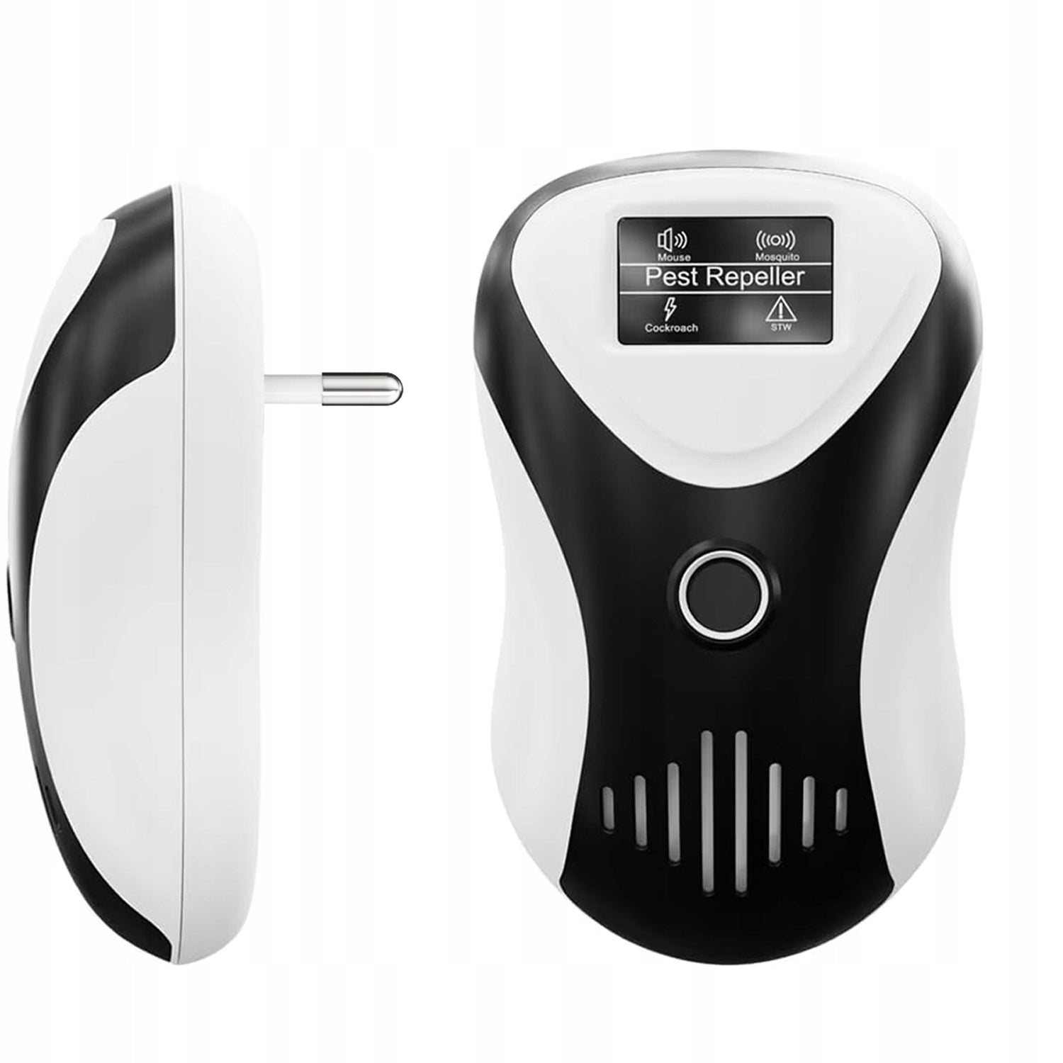2PCS Ultrasonic repellent for bed bugs, rodents, etc. with LCD