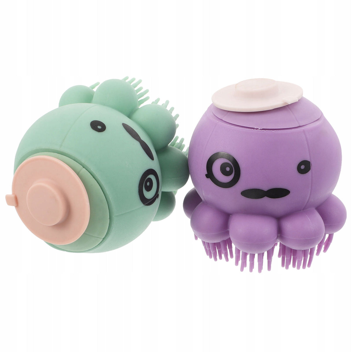 2Pcs Deep Cleaning Dog and Cat Bath Massage Brush