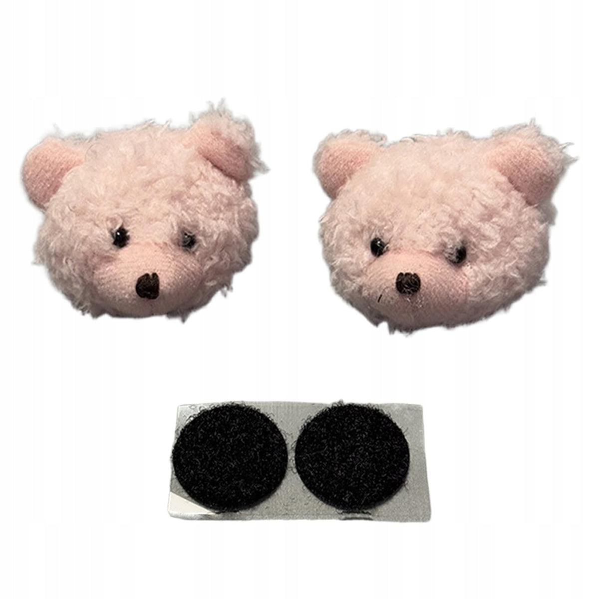 2Pcs Helmet Decorations Helmet Embellishments Removable for Women Pink Packaging status original