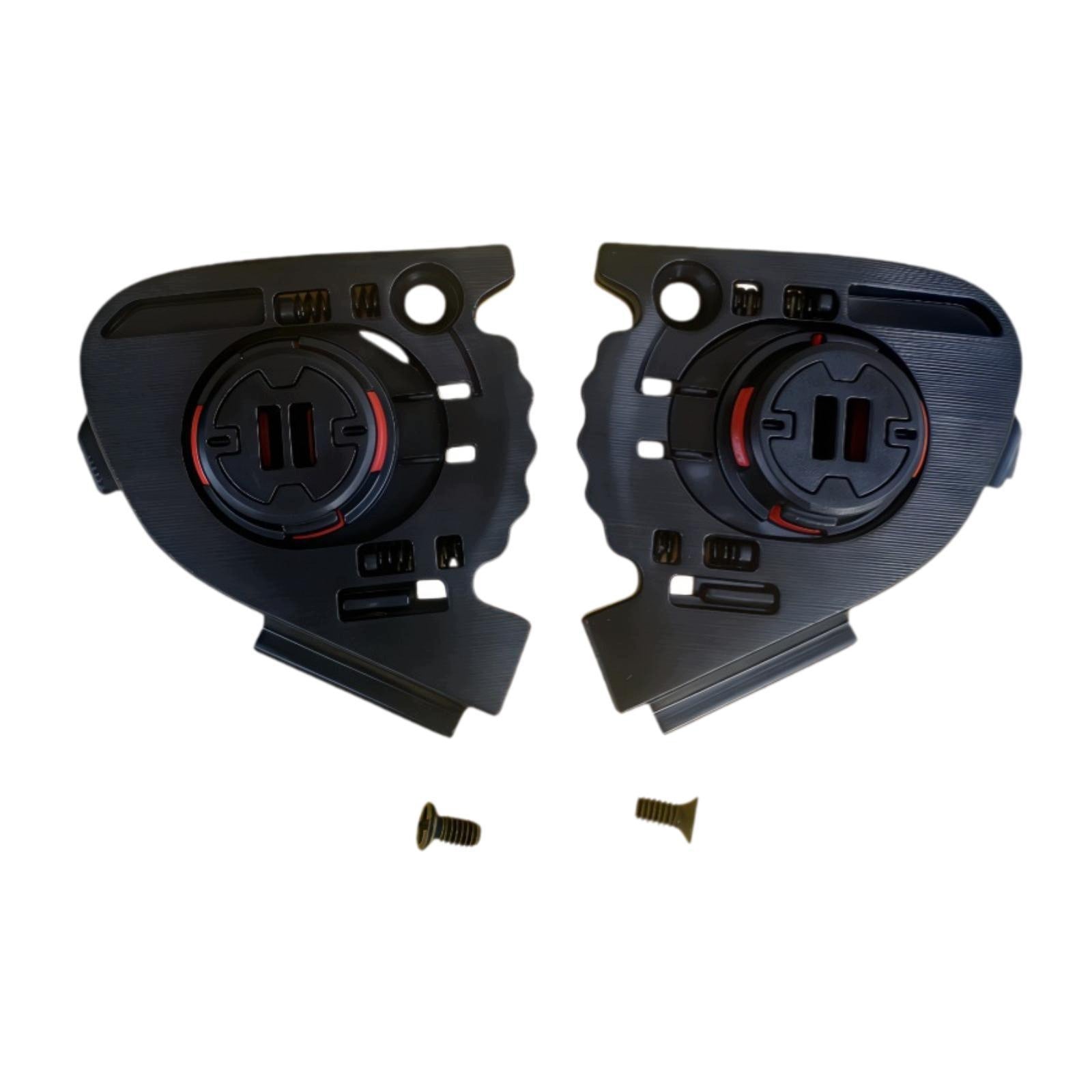 2Pcs Helmet Visor Base Plate Simple Installation Spare Part Helmet Visor